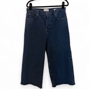 Frame High Rise Easy Capri Jeans​